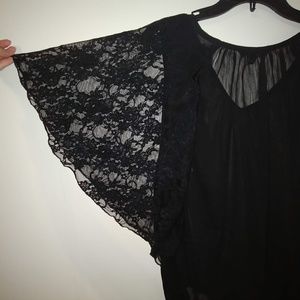 Express floral lace blouse